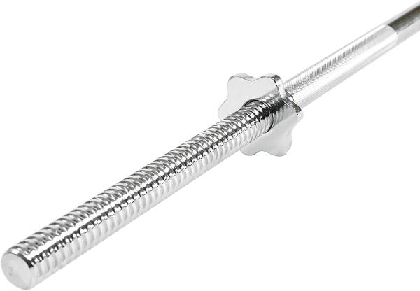 Wholesale 60 Inch Threaded Olympic Chrome Barbell Bar Quotes With1 Inch Barbell Diameter Ring Collars