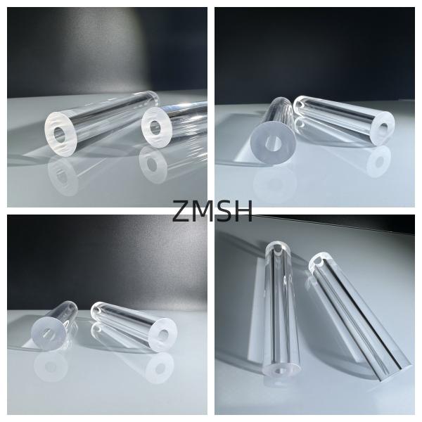 Отполированная трубка кварца Dia 200mm JGS2 JGS1 медицины