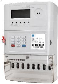 Ultrasonic Welded STS Prepaid Meters , 3 Phase 3 Element 4 Quadrant Electric Meter