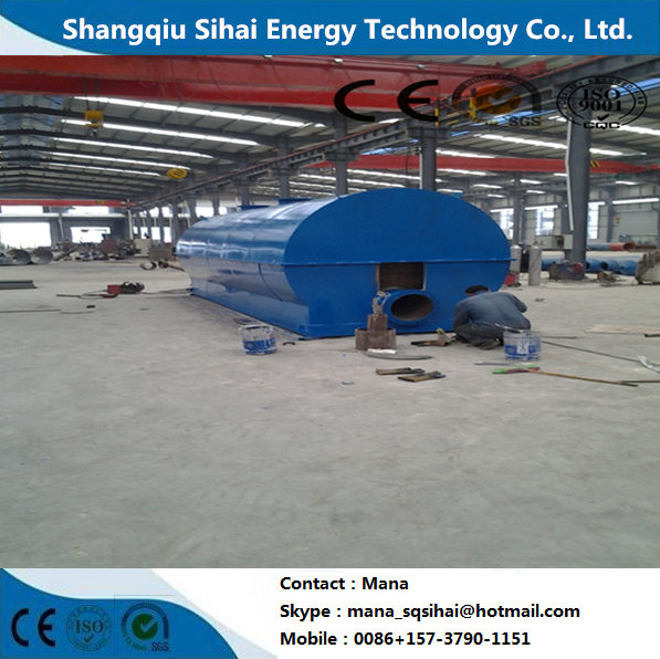 Directly Heated 25KW Waste Oil Distillation Machine to Convert Crude Oil into Diesel