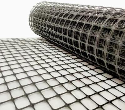 Road Base Biaxial Plastic Geogrid Mesh PE Polypropylene Pp Geogrid