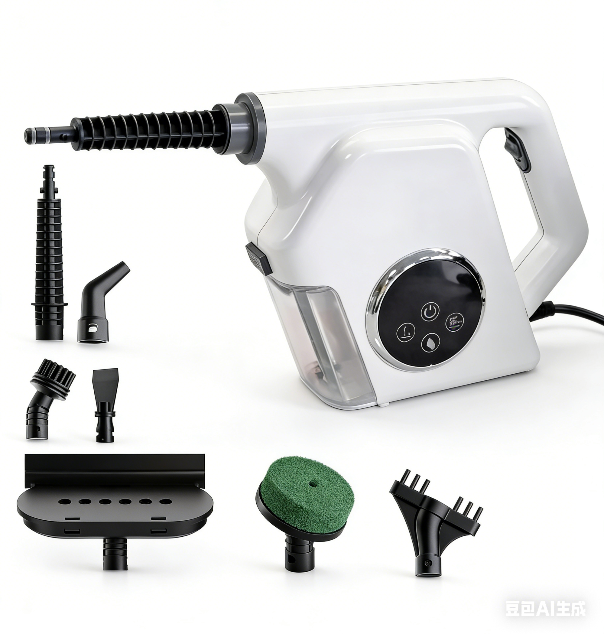 Handheld Steam Cleaner for Home & Car, Chemical Free Stain Removal
