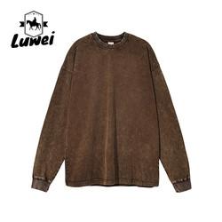 Customize Printed Heavy Cotton Hoodie Plus Size Plain Long Sleeve Sweatshirts