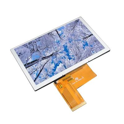 5 módulo automotivo da polegada 800*480 TFT LCD com as lêndeas da relação 500 do RGB
