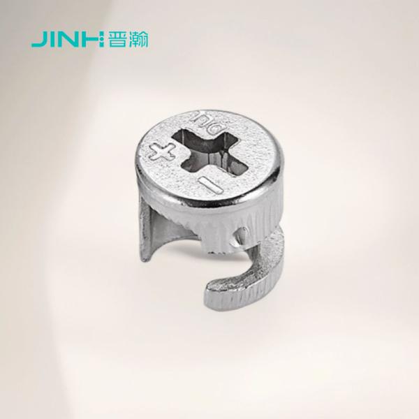 Modular Cam Lock And Nut Zinc Plated Finish For Cabinet Assembly