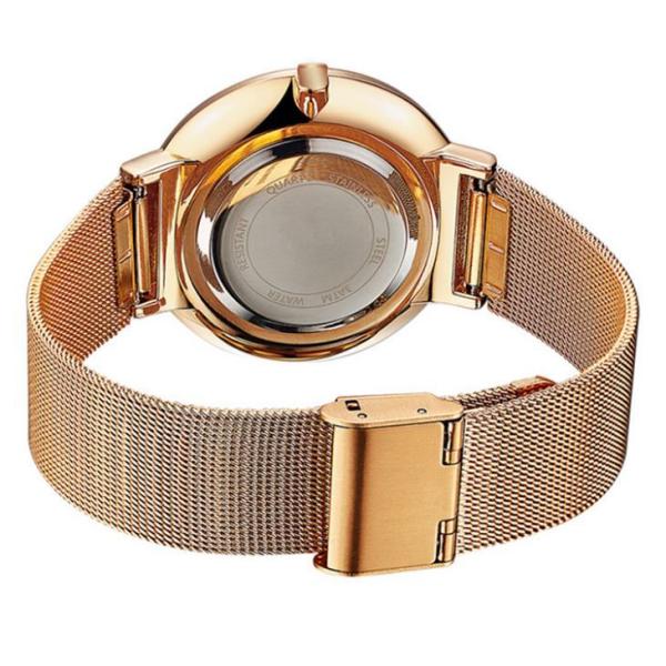 Two Pin Waterproof Quartz Watch Dia 28mm 12mm Strap Zinc Alloy