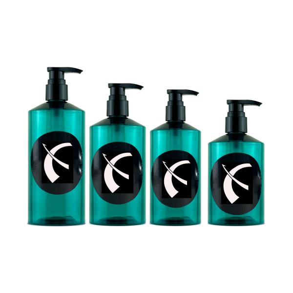 Wholesale 300ml/330ml/400ml/500ml Pet Lotion Press Bottle Cosmetics Shampoo Shower Gel Bottle