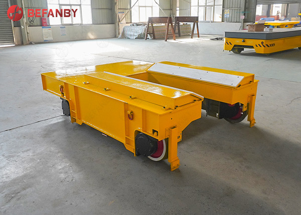 Handle Operation Low Voltage Rail Transport Cart For Industrial Field