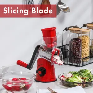 Green Rotary Cheese Grater The Perfect Addition to Any Kitchen for Shredding Vegetables