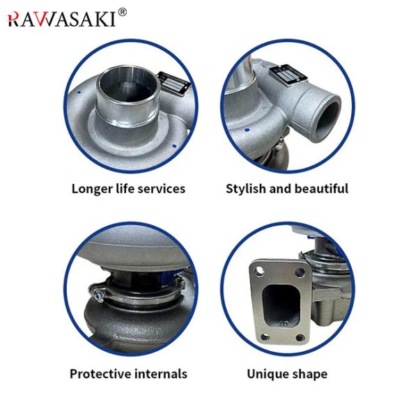 Заряжатель экскаватора WA450 WA480-6s Turbo турбонагнетателя двигателя SAA6D125E 6506-21-5011 6506-21-5010