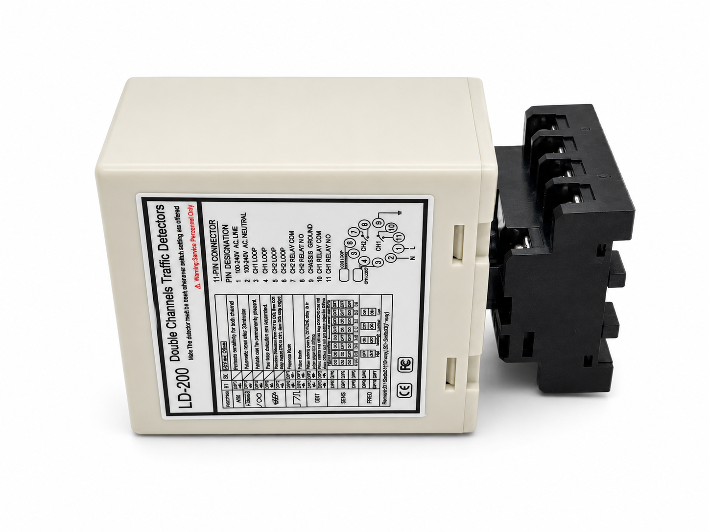 Dual Channel Vehicle Loop Detector for Accurate Entry Exit Control with 6 Operating Modes
