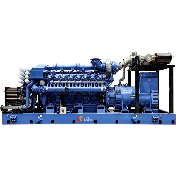 Yuchai 2MW Natural Gas Generator 10.5KV 50Hz Gas Electric Generator Gas Electric Generator