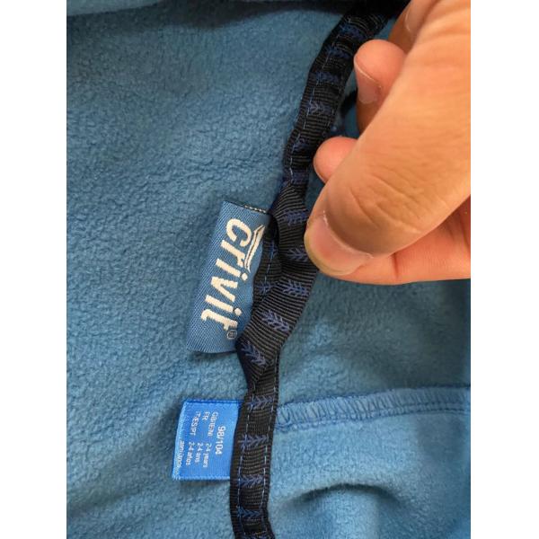 Blue Stripped Children'S Winter Clothes fleece lining Boys Softshell Jacket