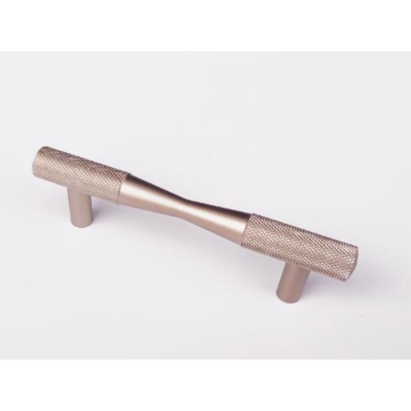 Norway Stylish  Handles Kitchen cabinet pulls and handles Knurled Handle Brushed Brass  Aluminum Door pulls