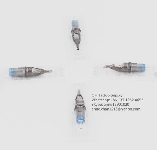 Sterilized Round Liner Safety Tattoo Needle Cartridges Inner Silicone Rebound Membrane 316L Stainless Steel Needles