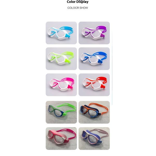 Professional outdoor swimming goggles, featuring anti-fog and UV protection functions, and providing a comfortable fit to wear.