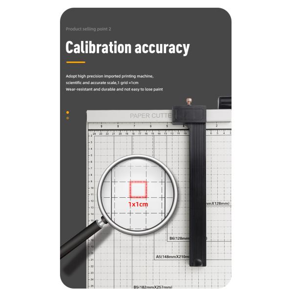 Prise en charge de la personnalisation du découpage de papier en acier A4 Zequan