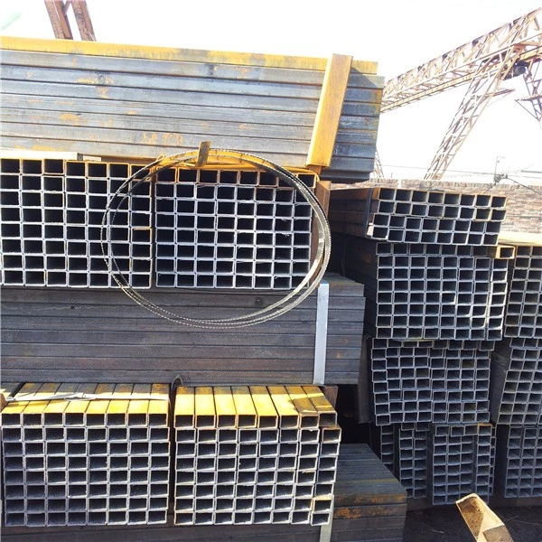 ERW 2 Inch Galvanized Square Tubing Ms OEM 100mm Galvanised Box Section