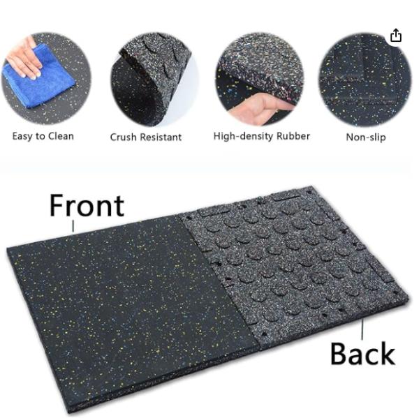 Gym Rubber Flooring Tile EPDM Rubber Sheet in Different Size