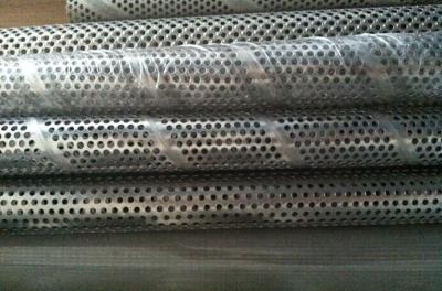 stainless steel spiral welded 304 perforated filter elements air center core filter frame