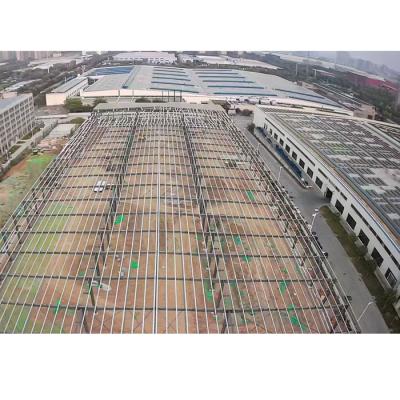 Architectural Design Of Industrial Workshop Warehouse Office , Two Storey Steel Frame Building