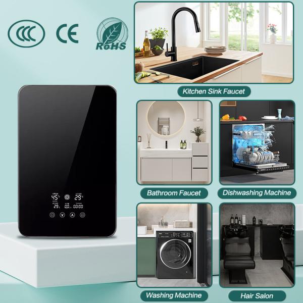 220V Portable Instant Tankless Water Heater Electric 8KW Europe Market