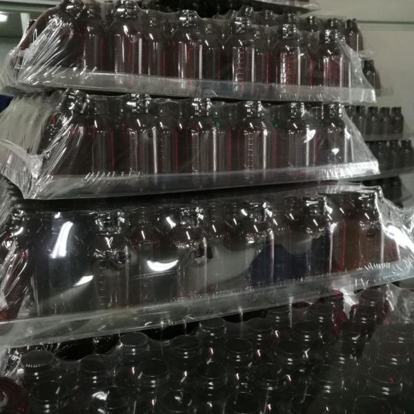 Фармацевтический сироп от кашля PET бутылка с винтовой крышкой и индивидуальным логотипом