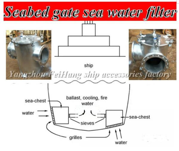 JISF-5K/10K diurnal canister sea water filter, ballast seabed sea water filter