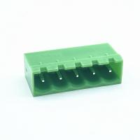 5 bloco de terminais de encaixe masculino de Screwless do passo do Pin 5,0 5.08mm