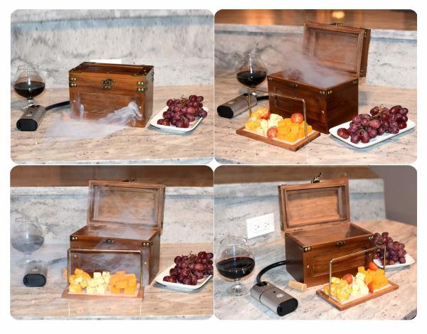Decorations 8.7 Inch Wooden Food Containers  Wooden Storage Box Kitchen