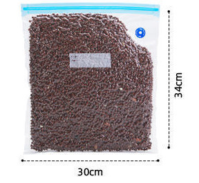 Reusable Zip Lock Sous Vide Bags Vacuum Sealed Food Storage Bags