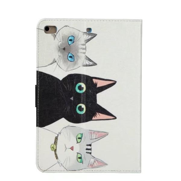 Ultra Slim Cat Cartoon  PU Leather Magnetic Light Weight Cover Tablet Case For iPad Air