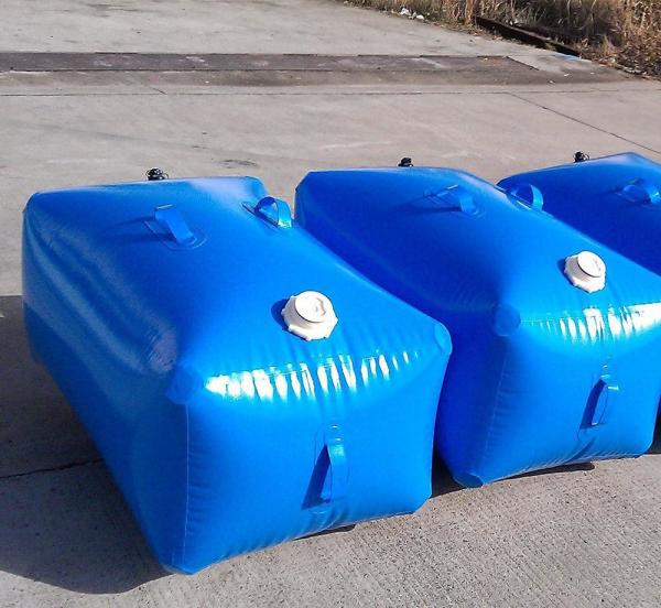 Da tela revestida de encerado do poliéster do PVC tanque de água flexível para a irrigação do jardim