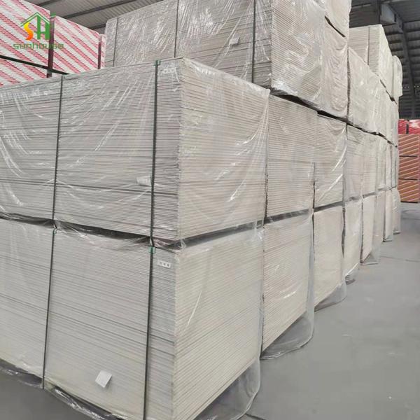 12mm Thickness 4x8ft Size Gypsum Board with 5 Years Warranty for Modern Interior Ceilings