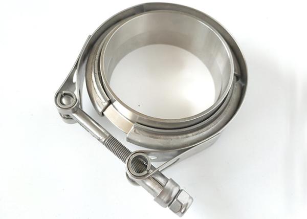 Turbo Downpipe Exhaust Stainless V-Band Bolt Clamp with Flange