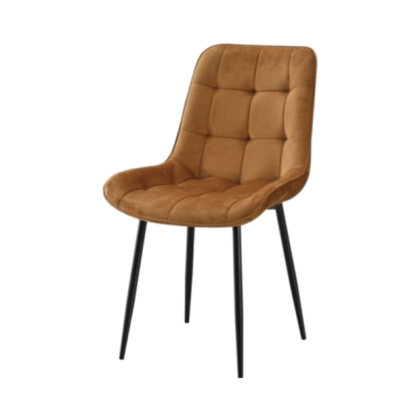 Dining Room Chair Italian Design Metal Nordic Modern Luxury Fabric Upholstered Velvet Dining Chairs for Bar Salon