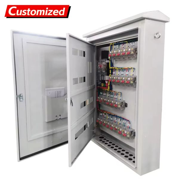 Custom Portable Industrial Distribution Box with IP66 Waterproof Q235 Steel Enclosure Electrical Junction Box