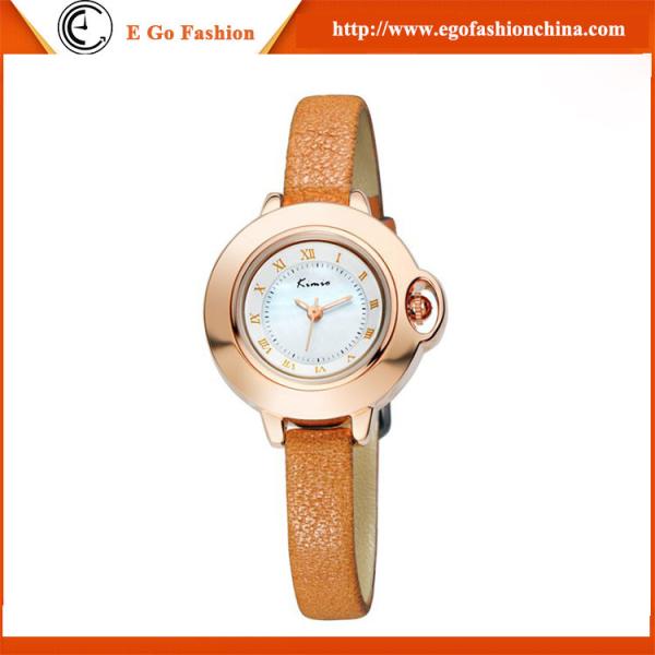 KM17 KIMIO Women Men Unisex Watches Quartz Sport Wrist Watch Leather Band Letters Analog