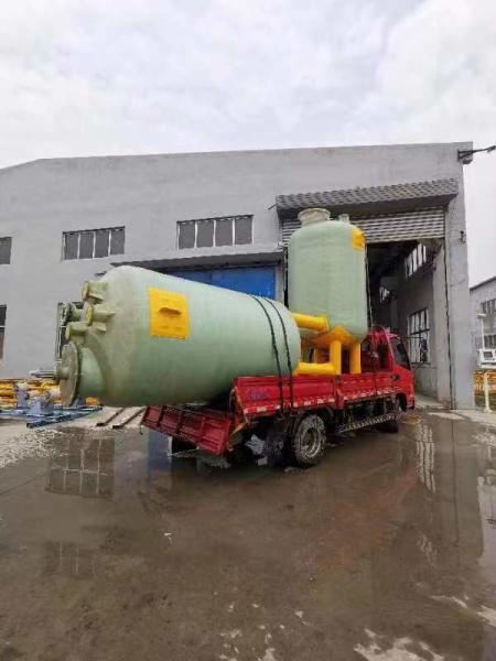 Vertical FRP Chemical Storage Tank For Wastewater Treatment