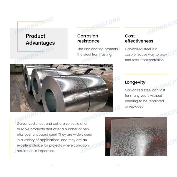 Hot Rolled Based Regular Spangle SGCC 400 Gauge Galvanized Steel Sheet G90 Galvanized Sheet Metal for Your Project