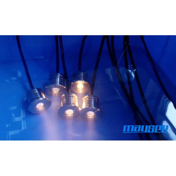 1W / 3w 316 из нержавеющей стали мини встроенный индикатор загрузки док Фонари подводные