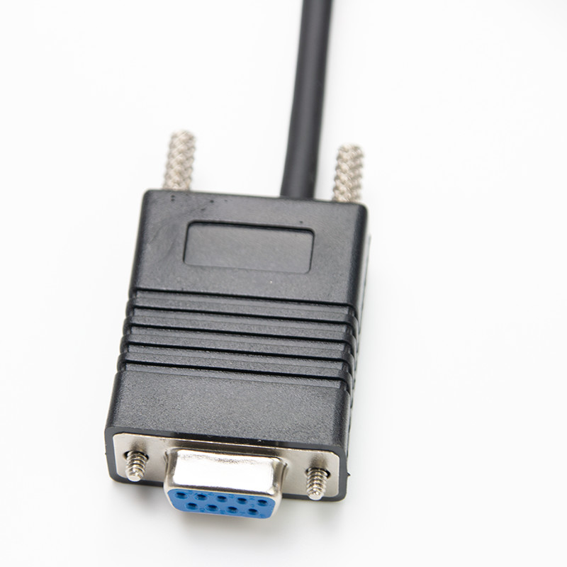 Свернутые спиралью RS232 DB9 к сериалу Rj45 привязывают 3m для символа DS3608 зебры