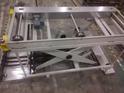 Powder Coated Rustproof Hydraulic Scissor Lift 0.55KW For Clean Room