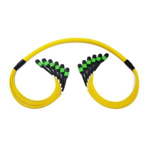 72 Fibre SM MPO Cable de camion G657A1 LSZH Jactet Jaune Couleur pour un transfert de données rapide et stable