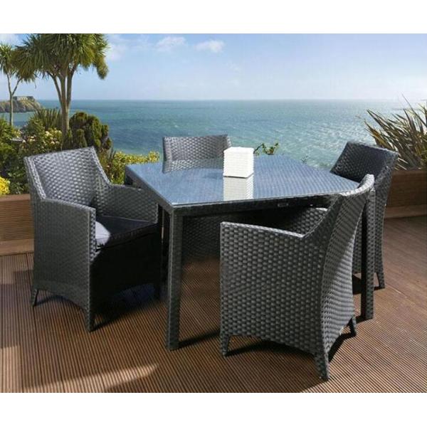 All weather Aluminium PE Rattan chairs Hotel Outdoor Garden Patio chair and table