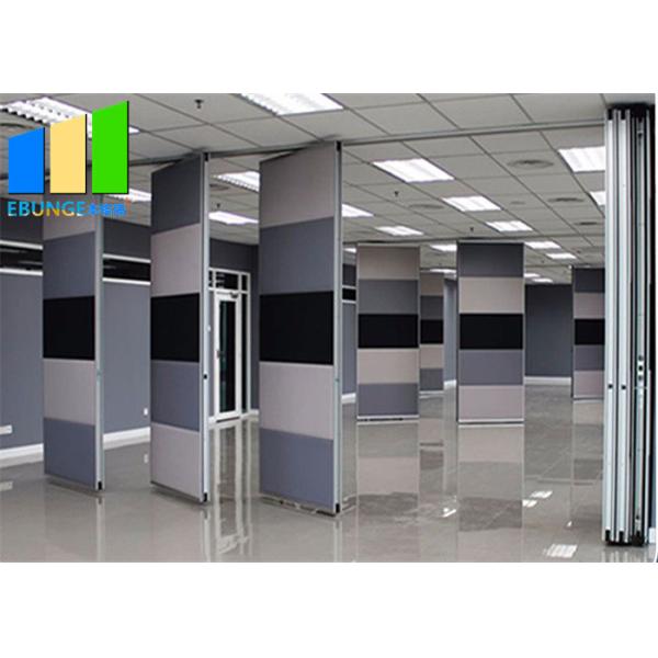 Floor To Ceiling Fabric Printed Office Wall Panel Sound Proof Folding Sliding Partition