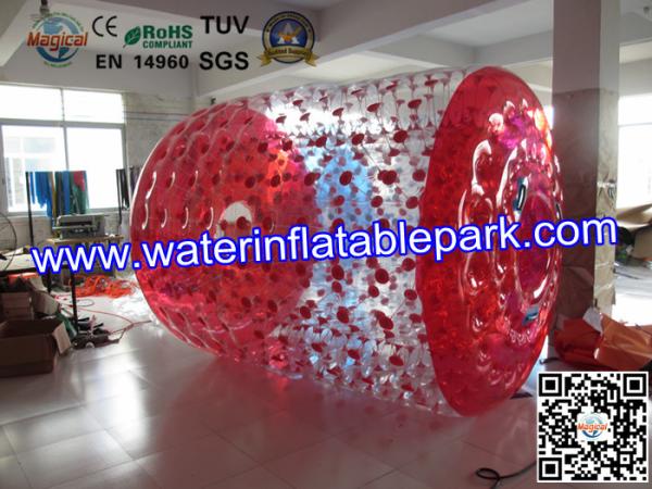 Colorful Transparent Hamster Inflatable Roller Ball 1.0mm PVC  / TPU