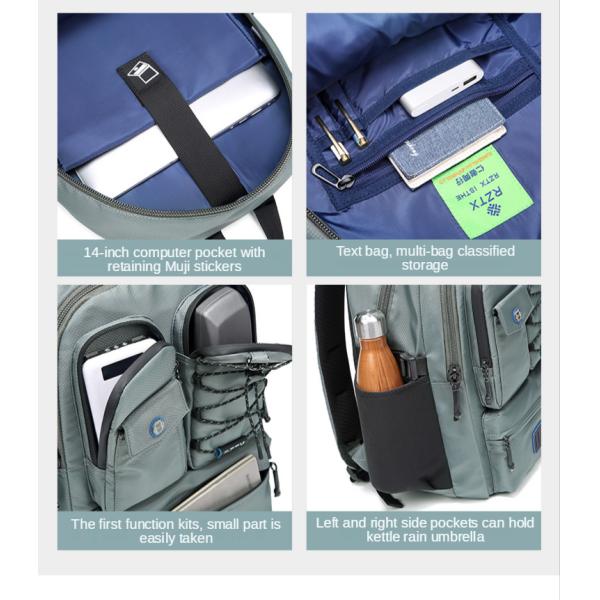 OEM ODM Large Capacity Laptop Backpack Travel Fashion Backpack 0.86kg