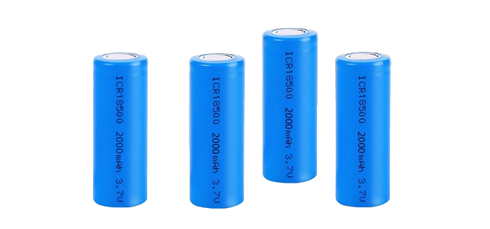18500 3.7V 2000mAh High Capacity Cylindrical Lithium Ion Battery for Power Tools