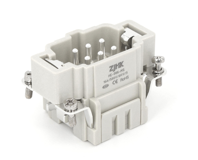 6 Pos Heavy Duty Connector Cage Clamp Terminal